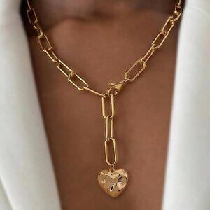 New Heart Charm Necklace